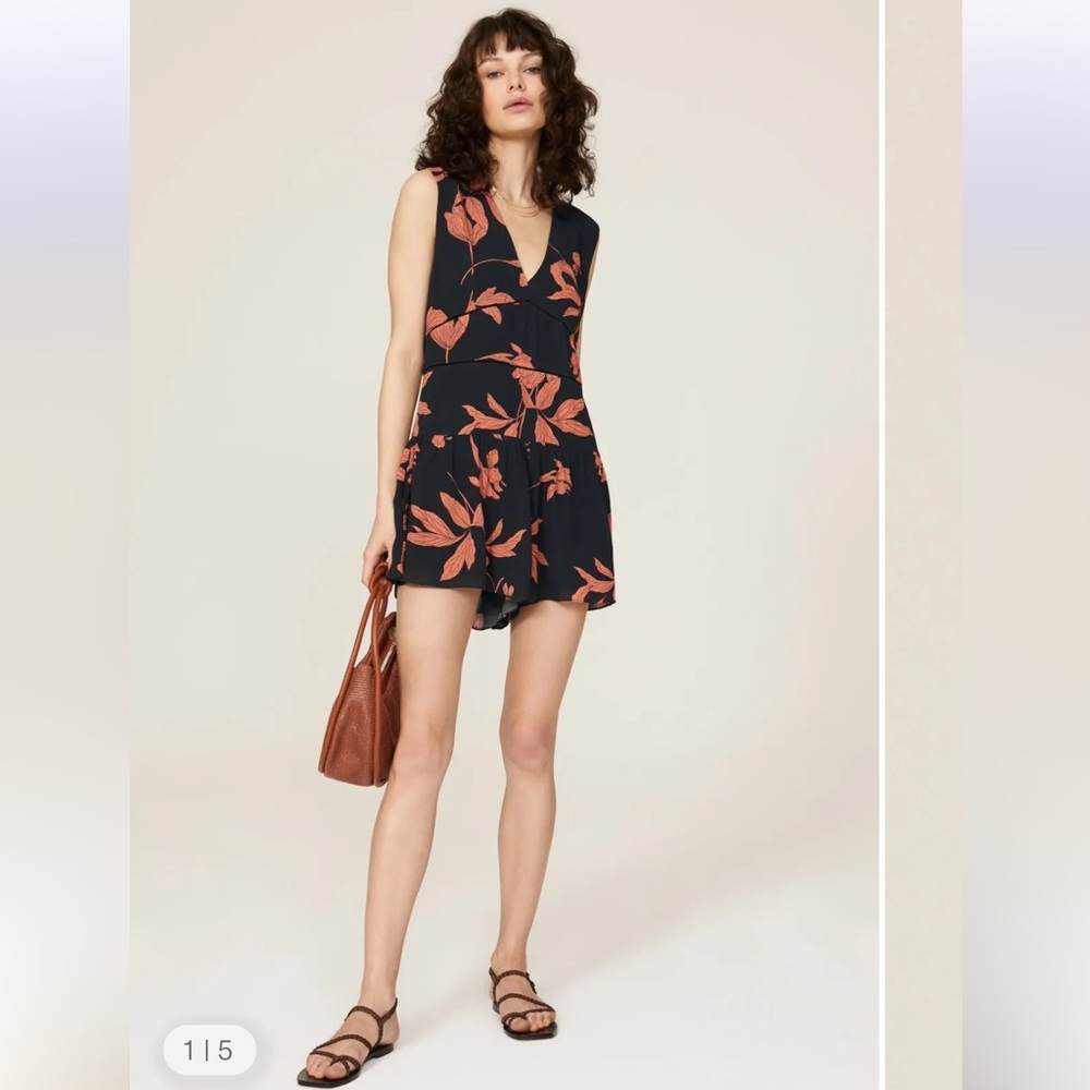 Thakoon Floral Ruffle Romper